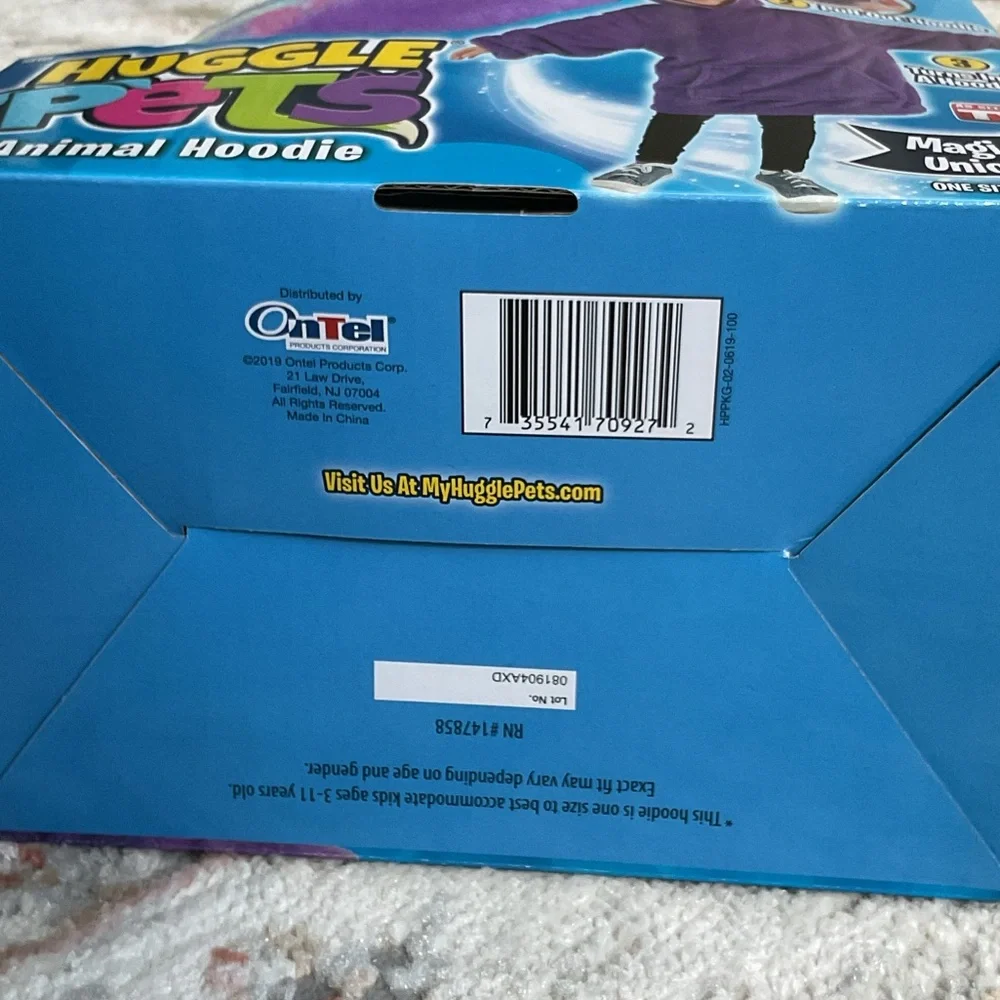 As Seen On TV Huggle Pets Magical Unicorn Hoodie - Multicolor - Picture 6 of 6